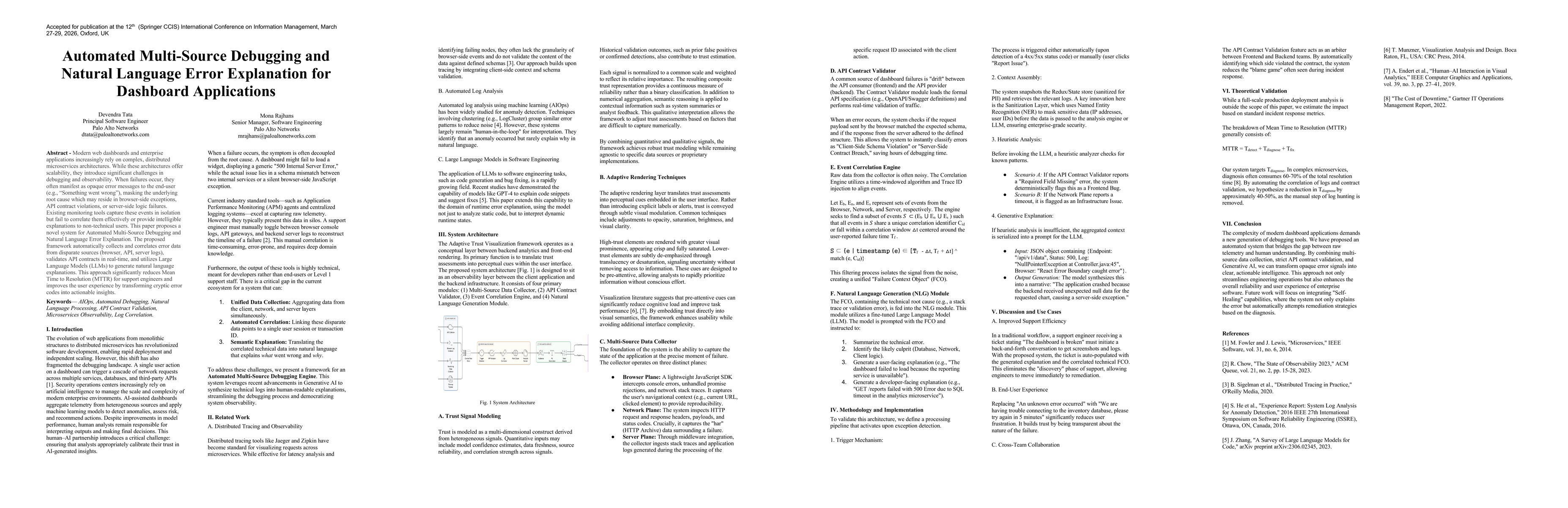 Thumbnail for Automated Multi-Source Debugging and Natural Language Error Explanation for Dashboard Applications