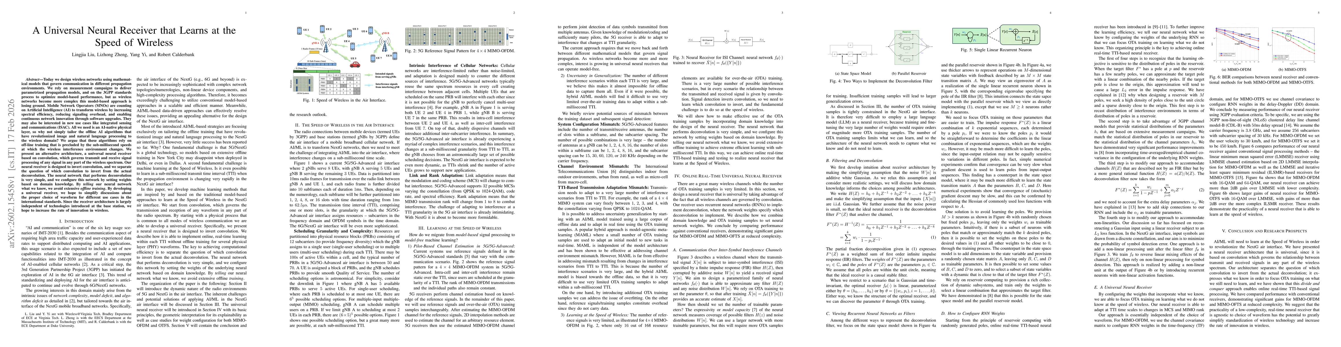Thumbnail for A Universal Neural Receiver that Learns at the Speed of Wireless