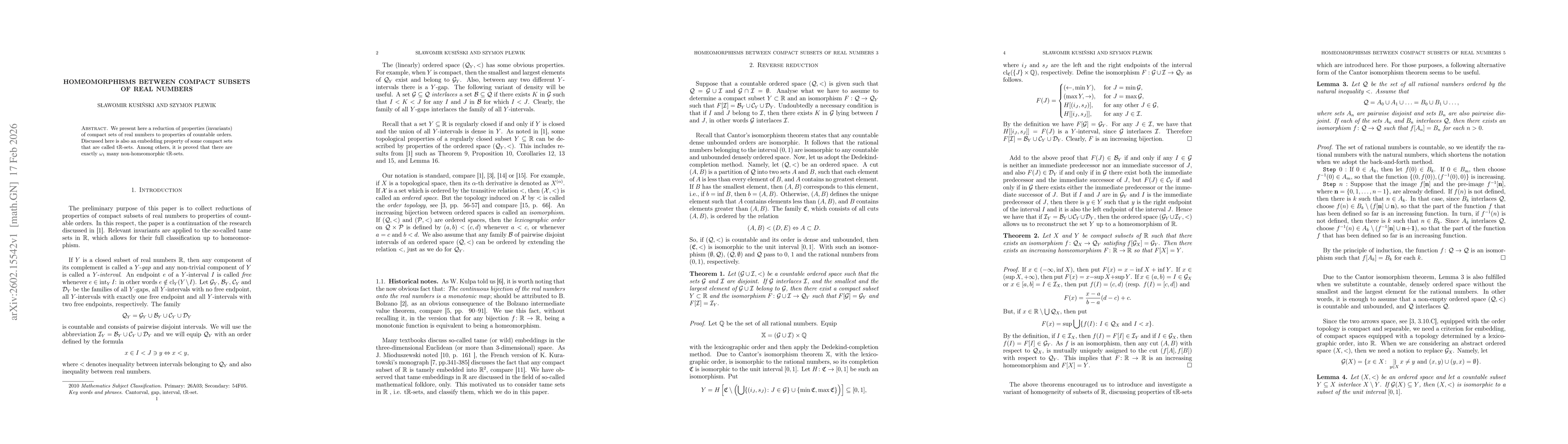 Thumbnail for Homeomorphisms between compact subsets of real numbers