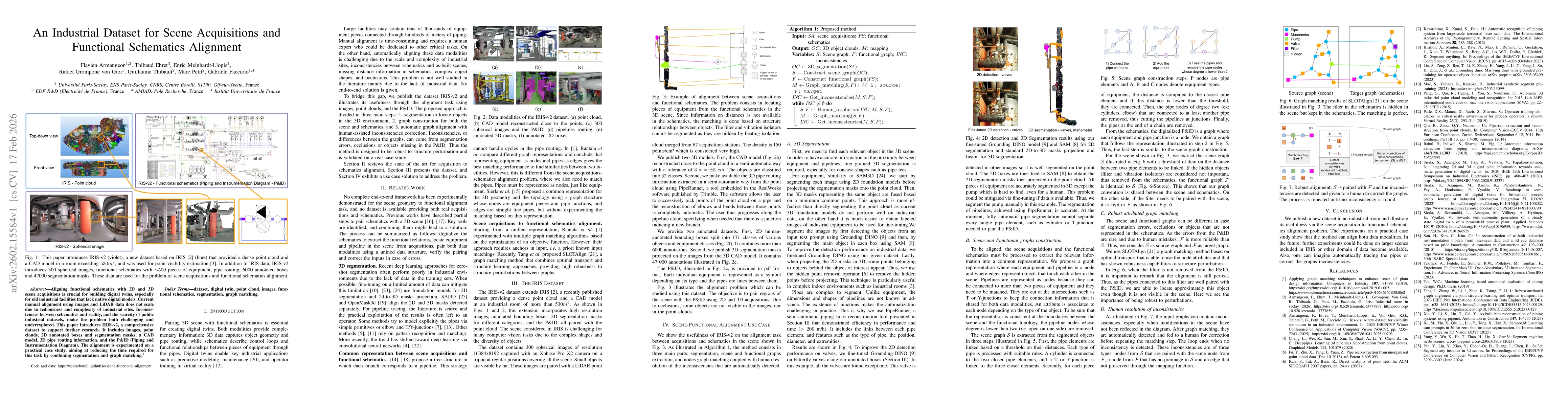 Thumbnail for An Industrial Dataset for Scene Acquisitions and Functional Schematics Alignment