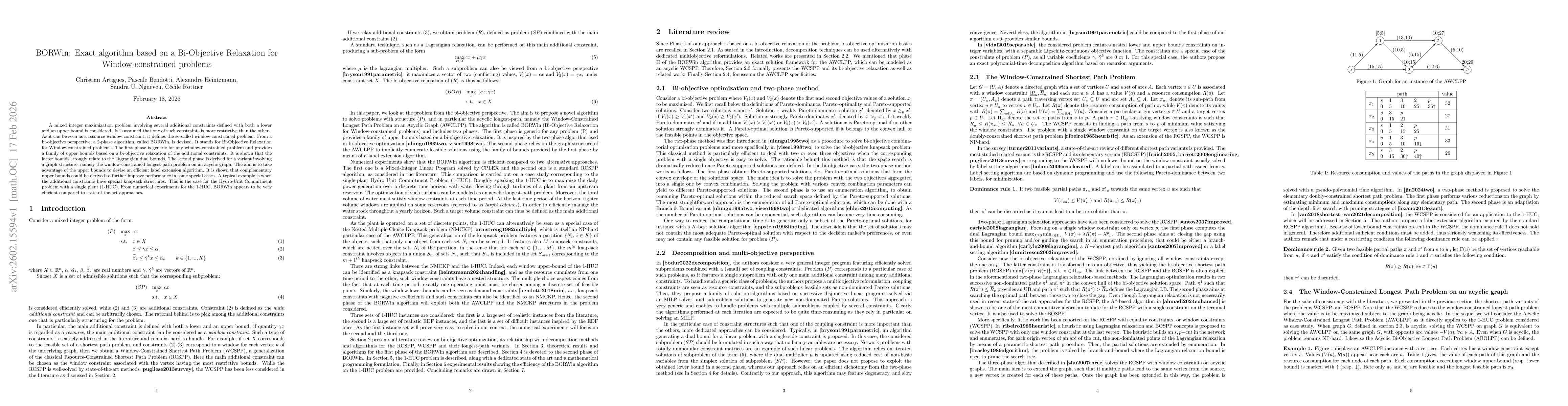 Thumbnail for BORWin: Exact algorithm based on a Bi-Objective Relaxation for Window-constrained problems