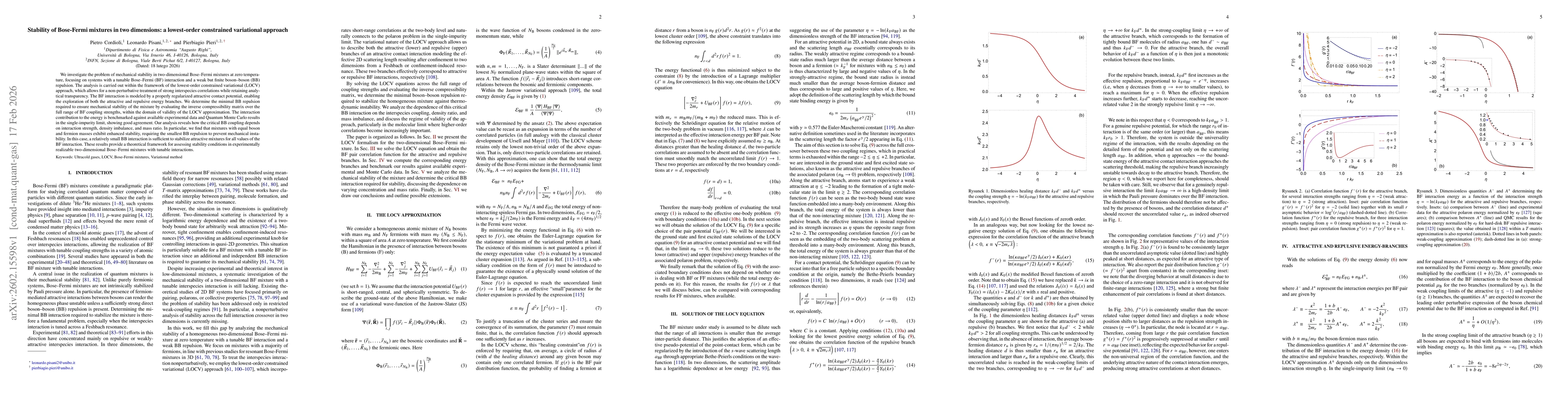 Thumbnail for Stability of Bose-Fermi mixtures in two dimensions: a lowest-order constrained variational approach