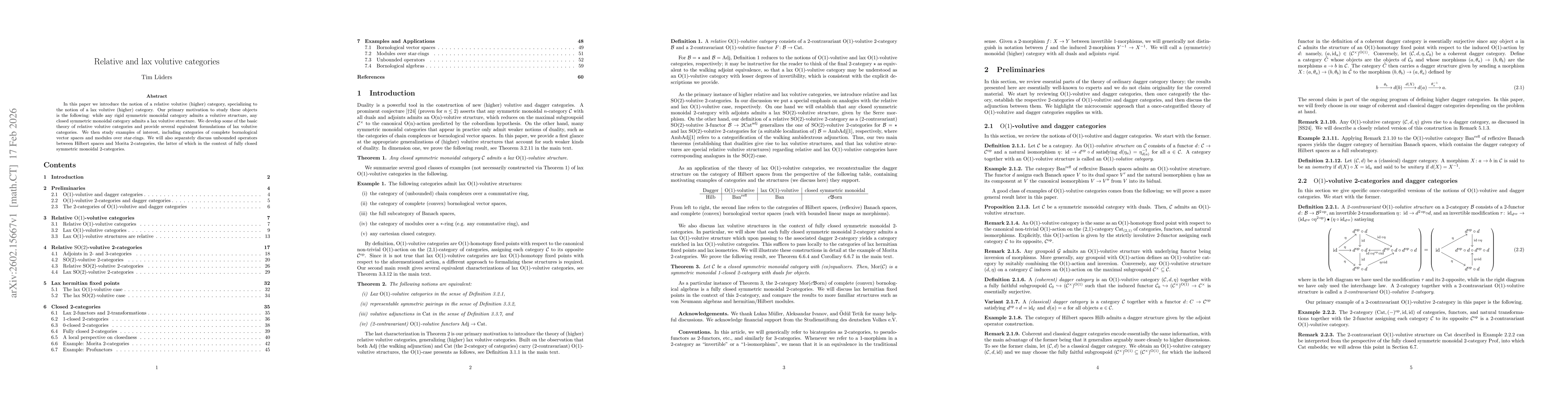 Thumbnail for Relative and lax volutive categories