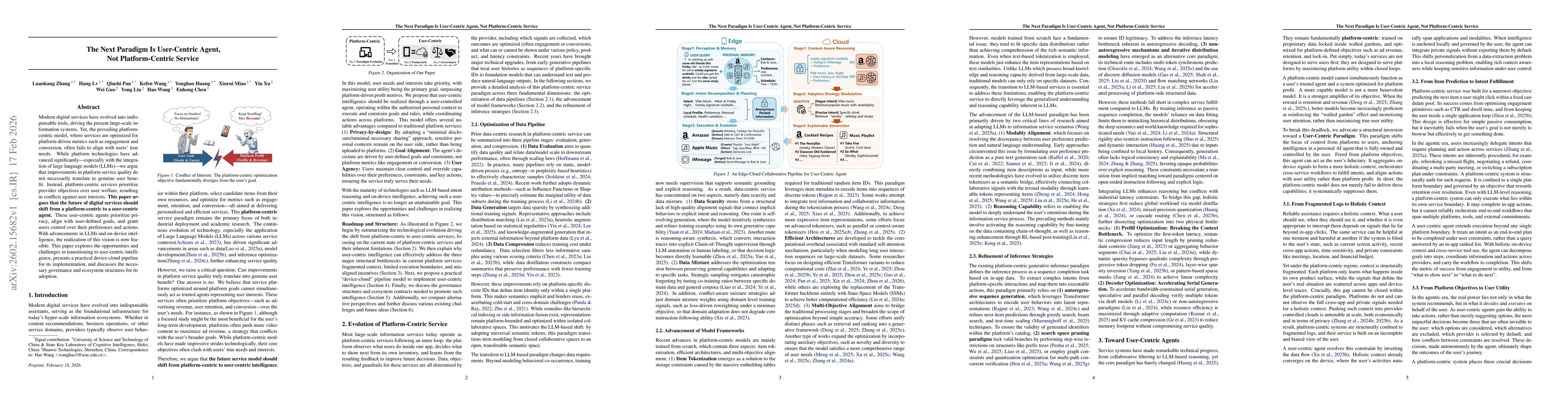 Thumbnail for The Next Paradigm Is User-Centric Agent, Not Platform-Centric Service