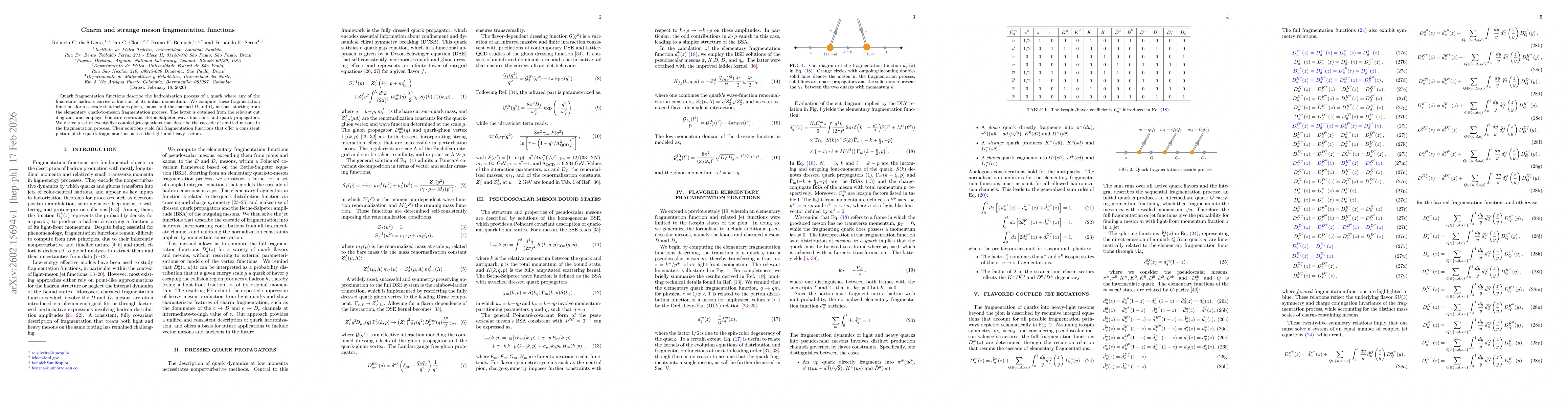 Thumbnail for Charm and strange meson fragmentation functions
