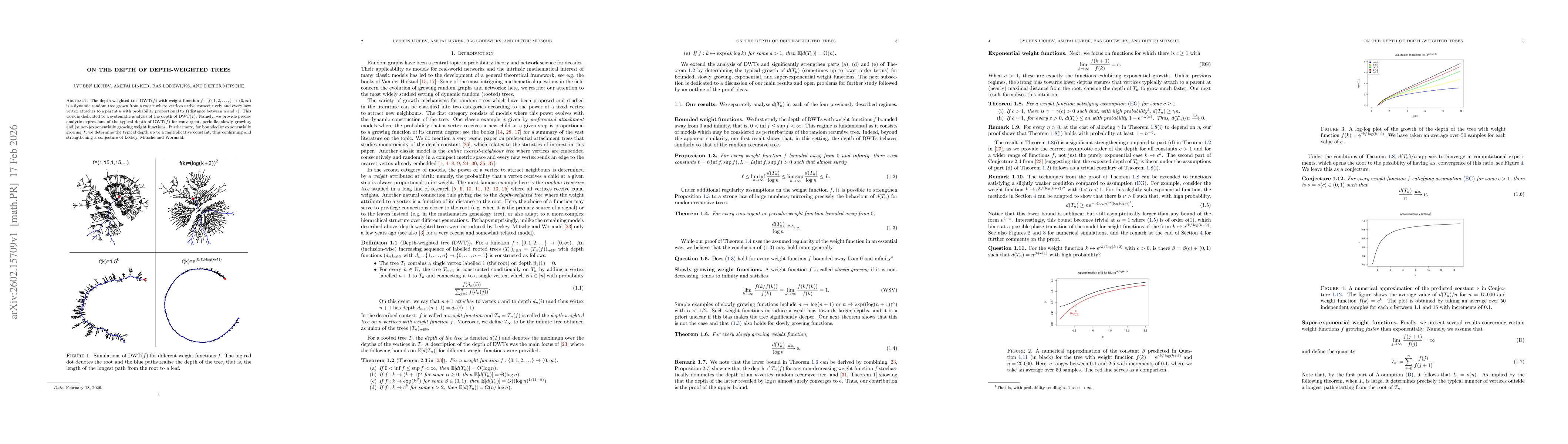 Thumbnail for On the depth of depth-weighted trees