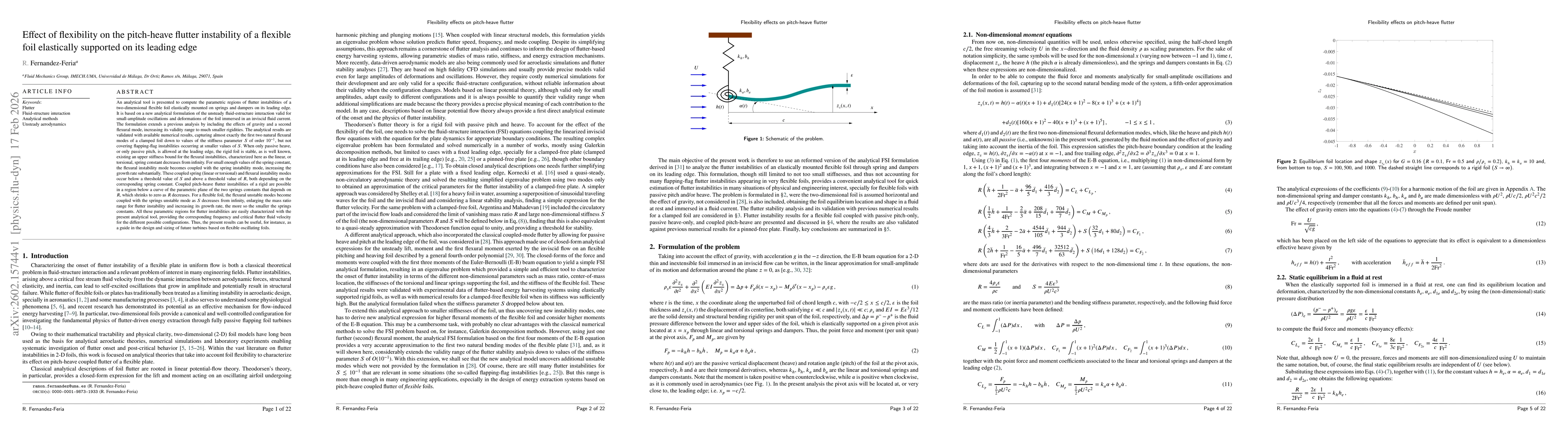 Thumbnail for Effect of flexibility on the pitch-heave flutter instability of a flexible foil elastically supported on its leading edge