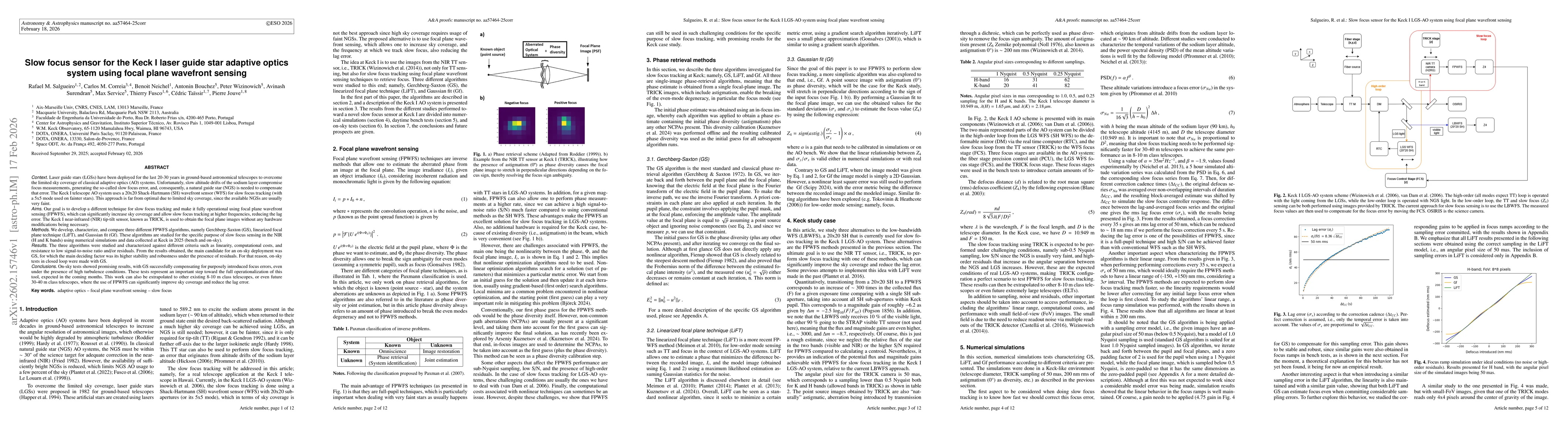Thumbnail for Slow focus sensor for the Keck I laser guide star adaptive optics system using focal plane wavefront sensing