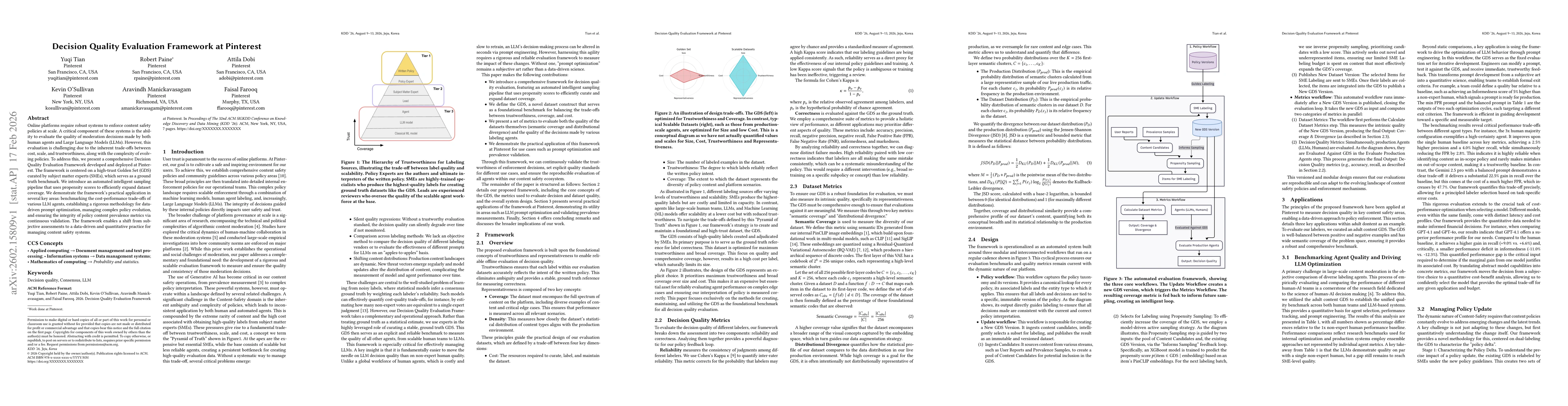 Thumbnail for Decision Quality Evaluation Framework at Pinterest