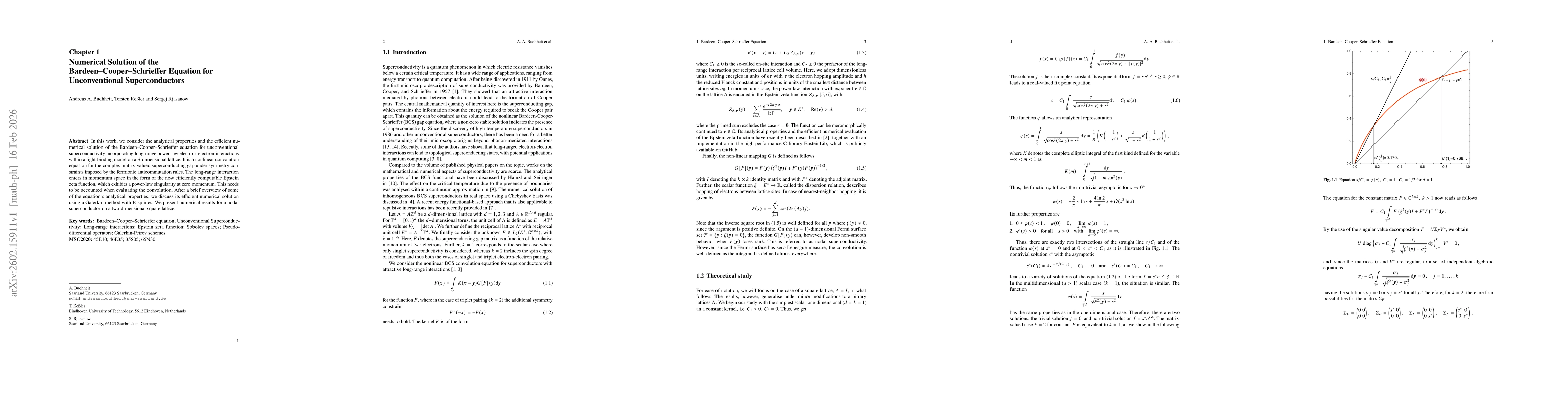 Thumbnail for Numerical Solution of the Bardeen-Cooper-Schrieffer Equation for Unconventional Superconductors