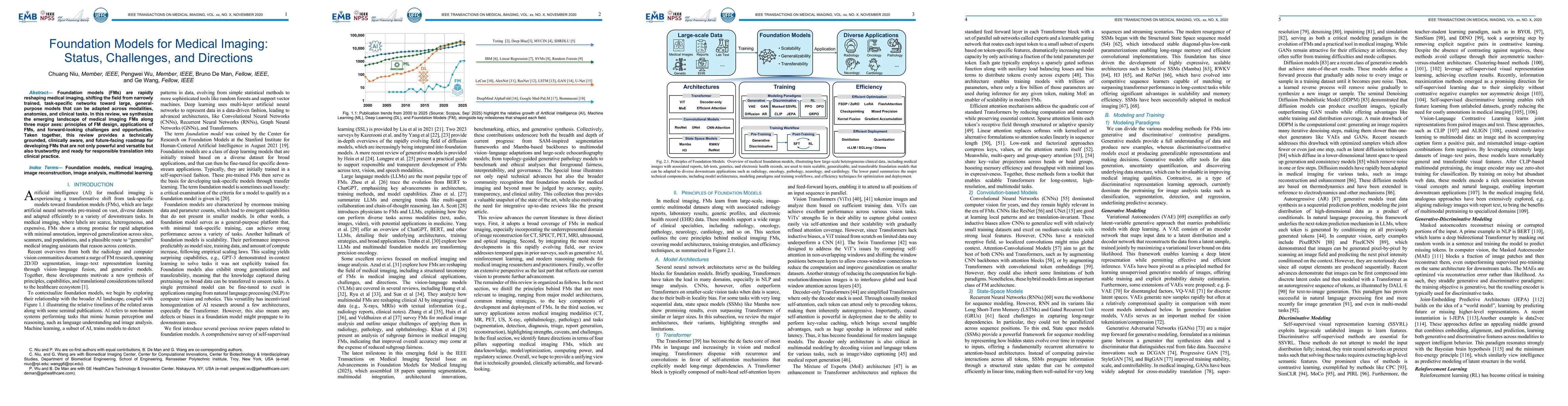 Thumbnail for Foundation Models for Medical Imaging: Status, Challenges, and Directions