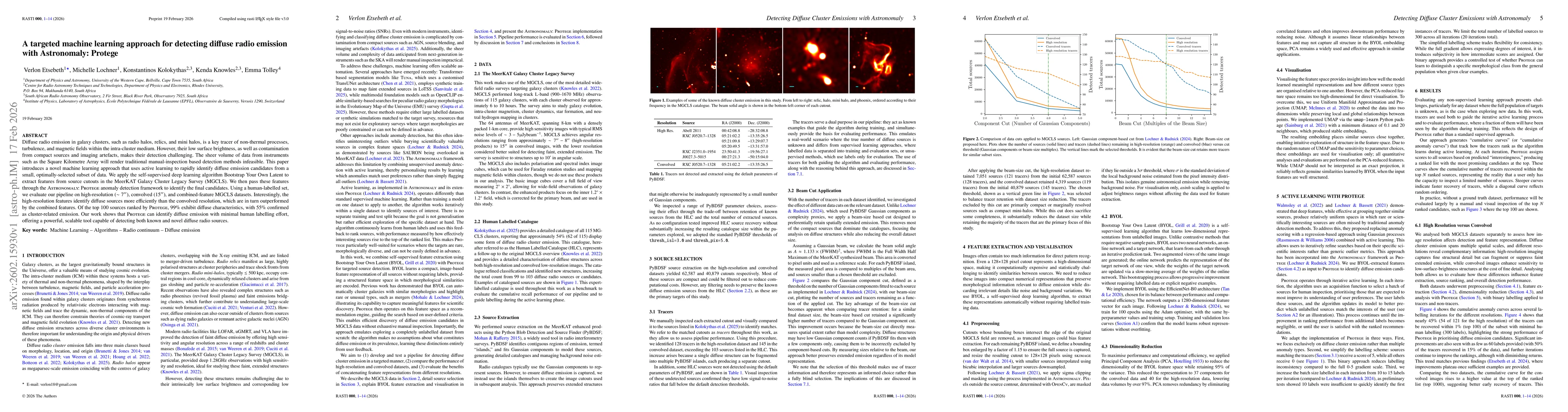 Thumbnail for A targeted machine learning approach for detecting diffuse radio emission with Astronomaly: Protege