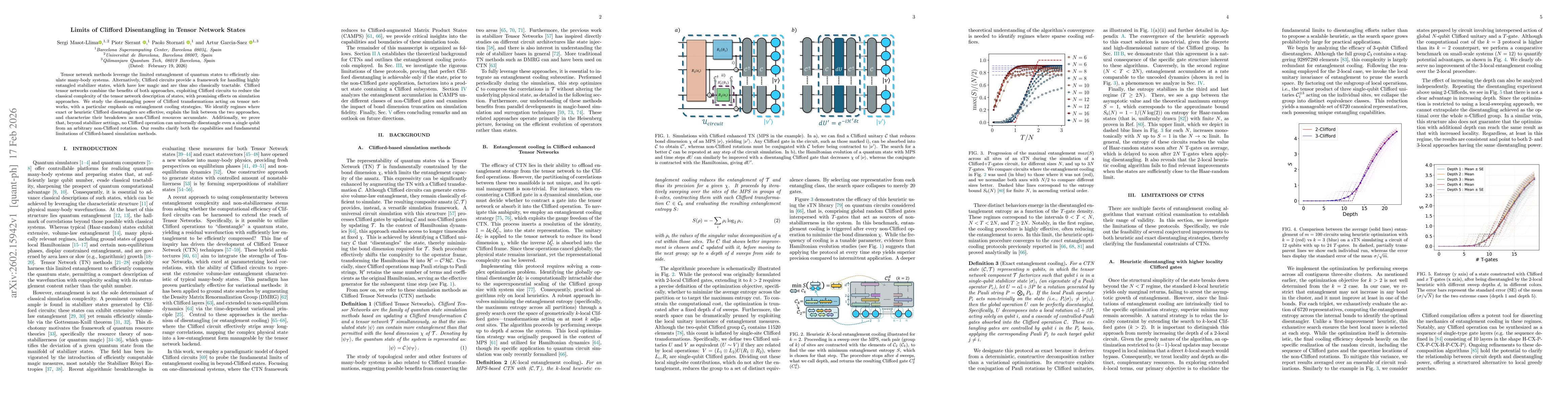 Thumbnail for Limits of Clifford Disentangling in Tensor Network States