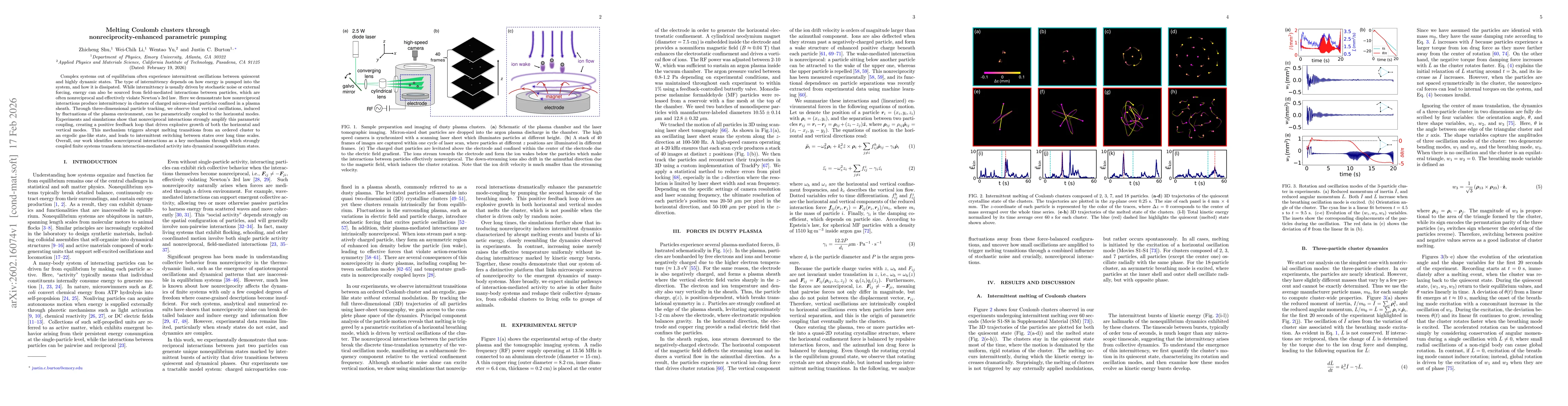 Thumbnail for Melting Coulomb clusters through nonreciprocity-enhanced parametric pumping