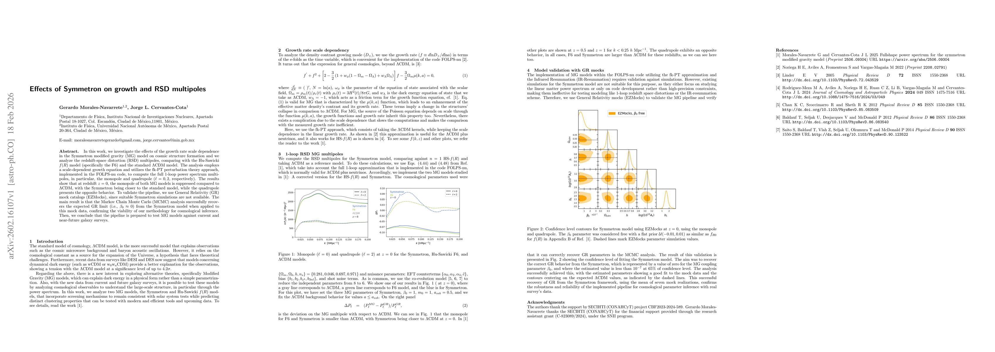 Thumbnail for Effects of Symmetron on growth and RSD multipoles