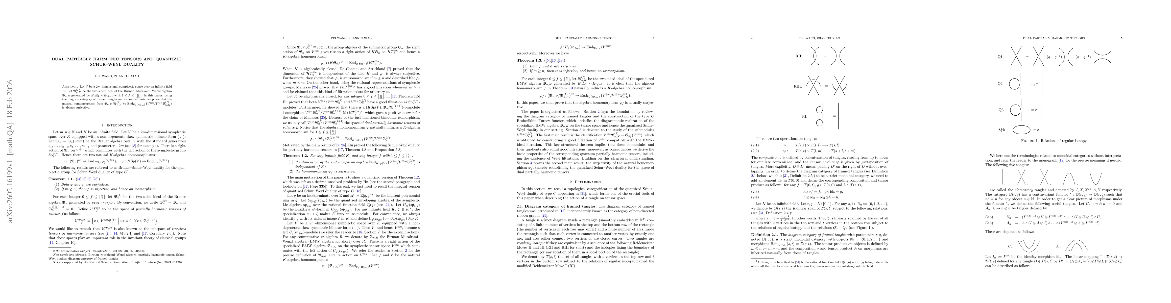 Thumbnail for Dual partially harmonic tensors and quantized Schur--Weyl duality