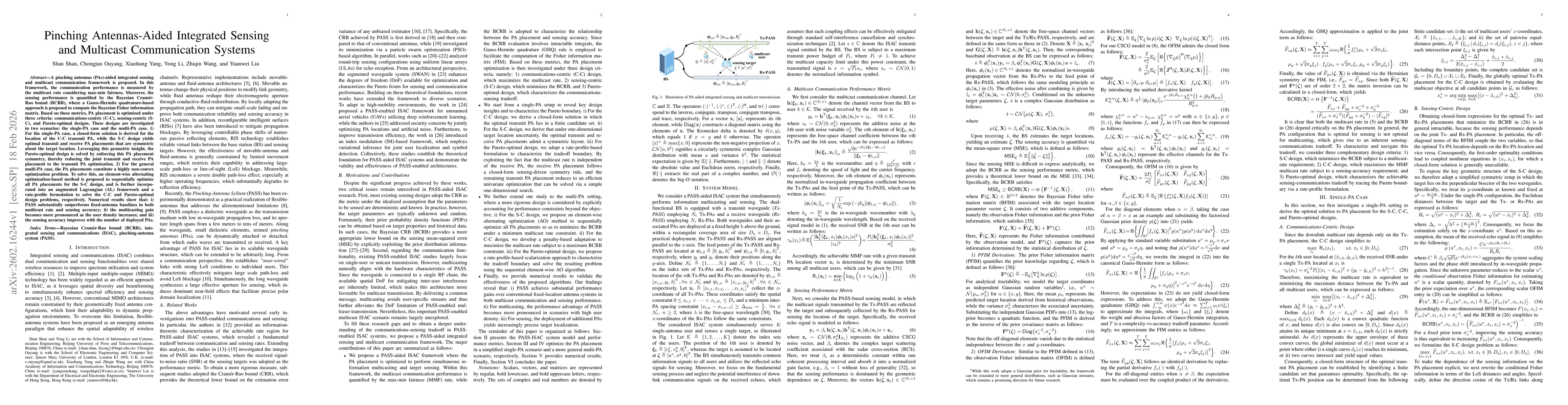 Thumbnail for Pinching Antennas-Aided Integrated Sensing and Multicast Communication Systems