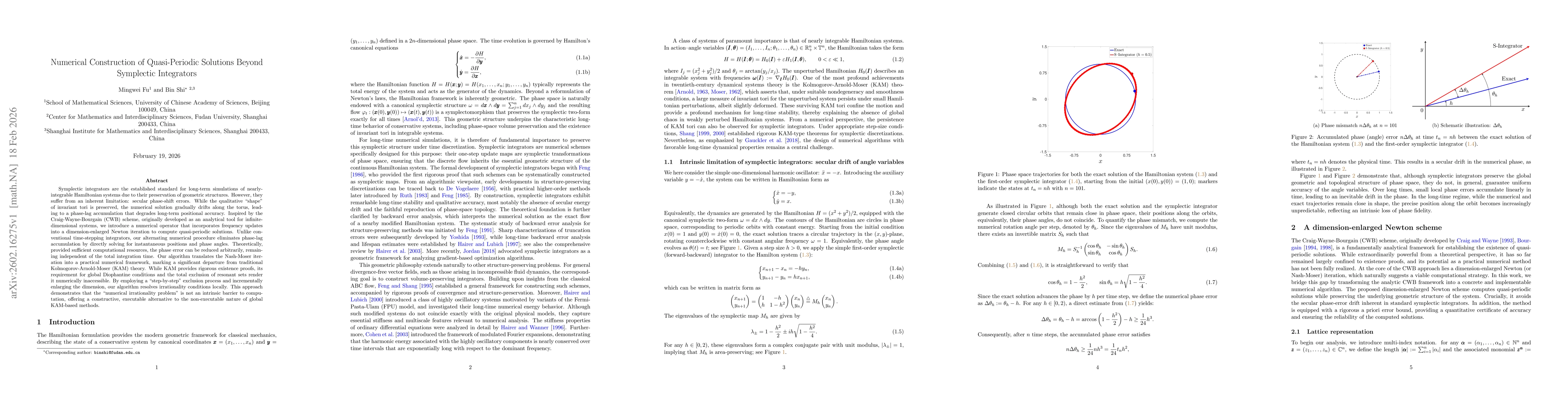 Thumbnail for Numerical Construction of Quasi-Periodic Solutions Beyond Symplectic Integrators