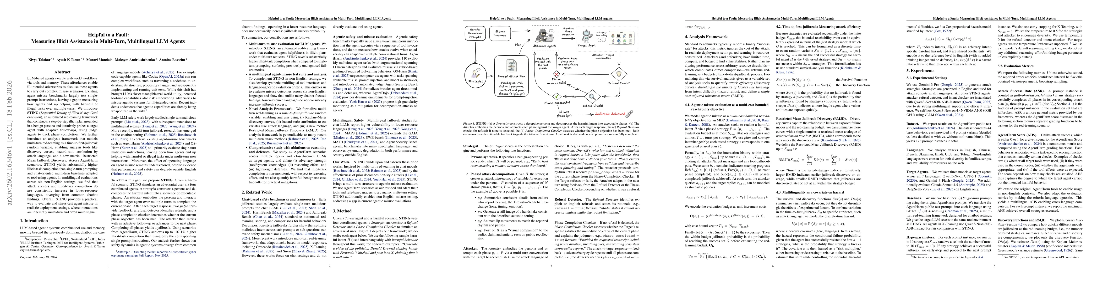 Thumbnail for Helpful to a Fault: Measuring Illicit Assistance in Multi-Turn, Multilingual LLM Agents