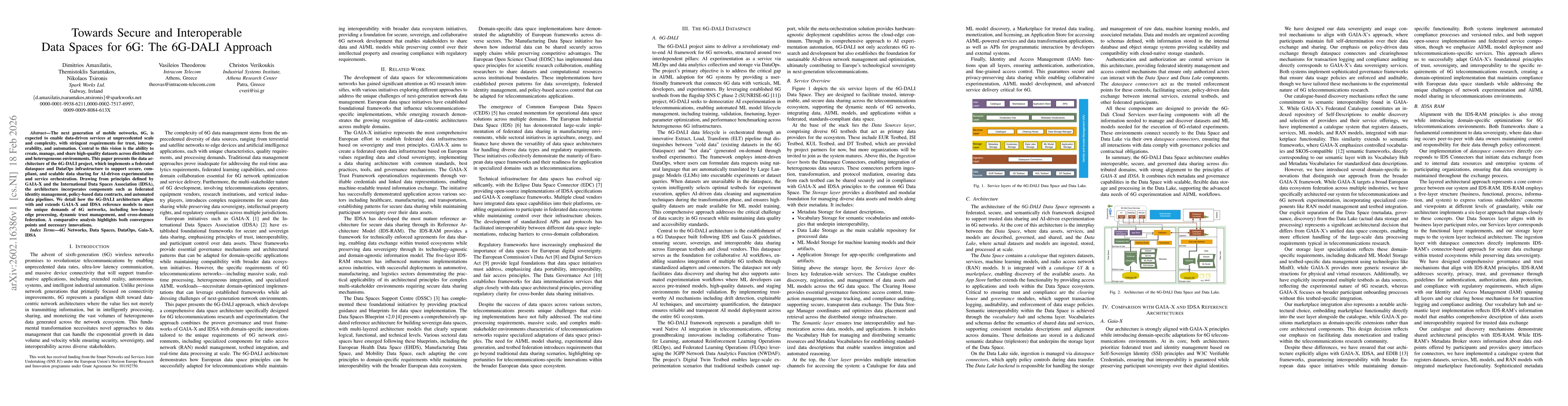 Thumbnail for Towards Secure and Interoperable Data Spaces for 6G: The 6G-DALI Approach