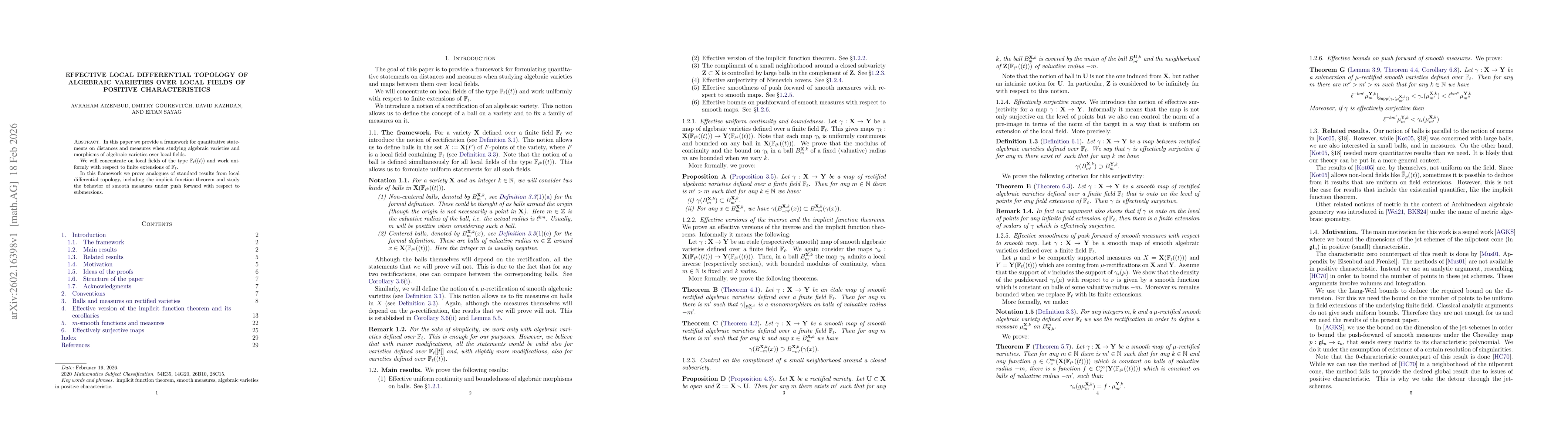 Thumbnail for Effective local differential topology of algebraic varieties over local fields of positive characteristics