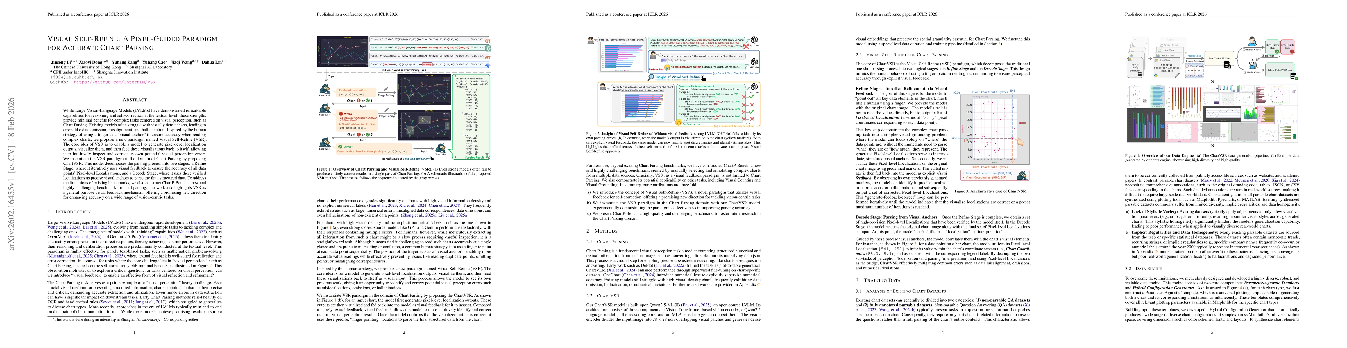 Thumbnail for Visual Self-Refine: A Pixel-Guided Paradigm for Accurate Chart Parsing