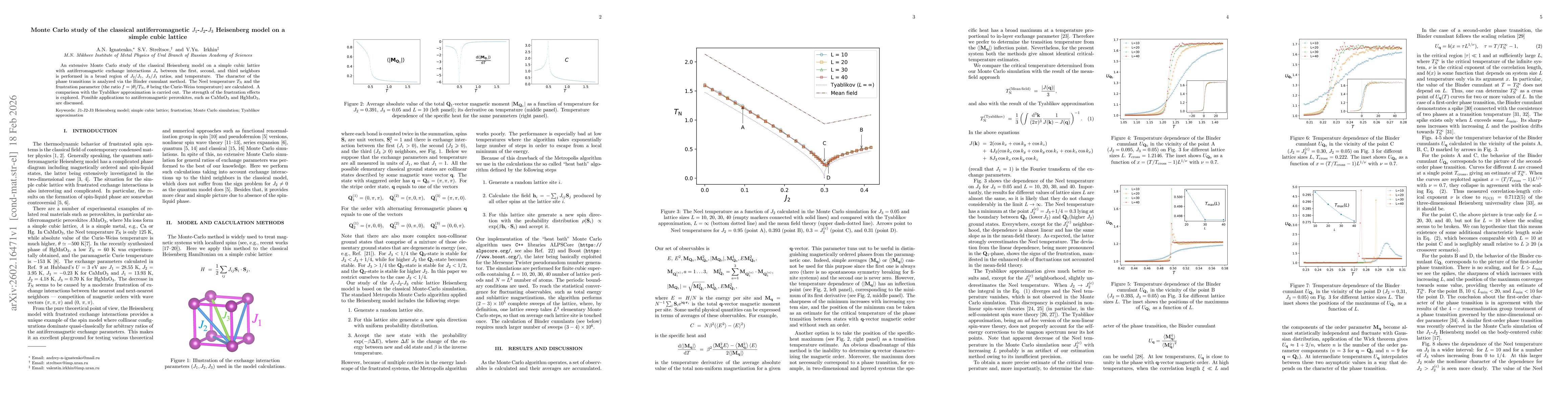 Thumbnail for Monte Carlo study of the classical antiferromagnetic $J_1$-$J_2$-$J_3$ Heisenberg model on a simple cubic lattice