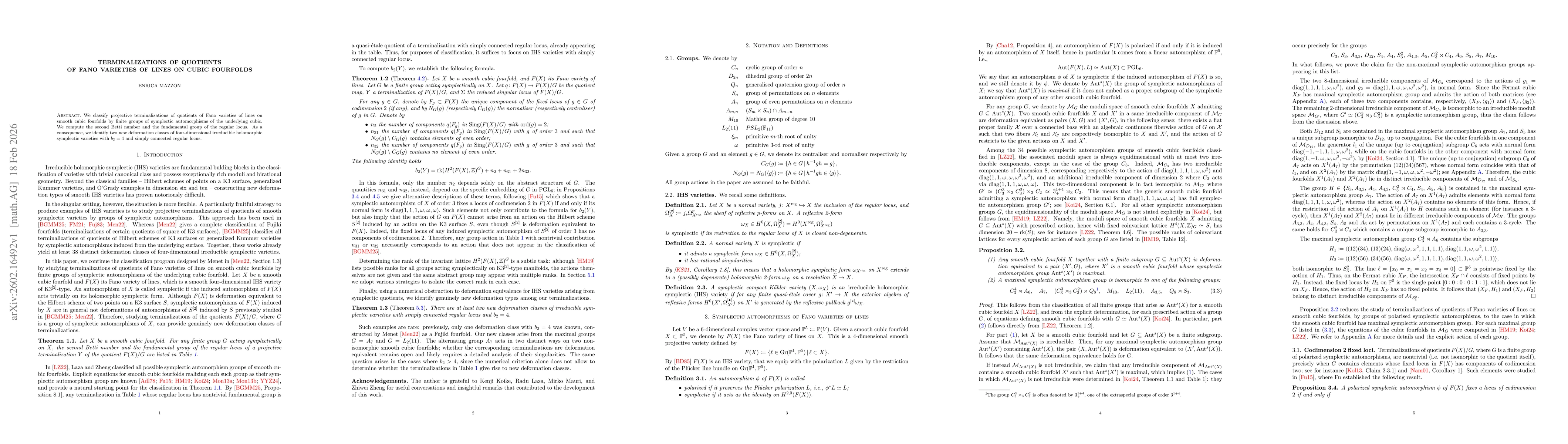 Thumbnail for Terminalizations of quotients of Fano varieties of lines on cubic fourfolds