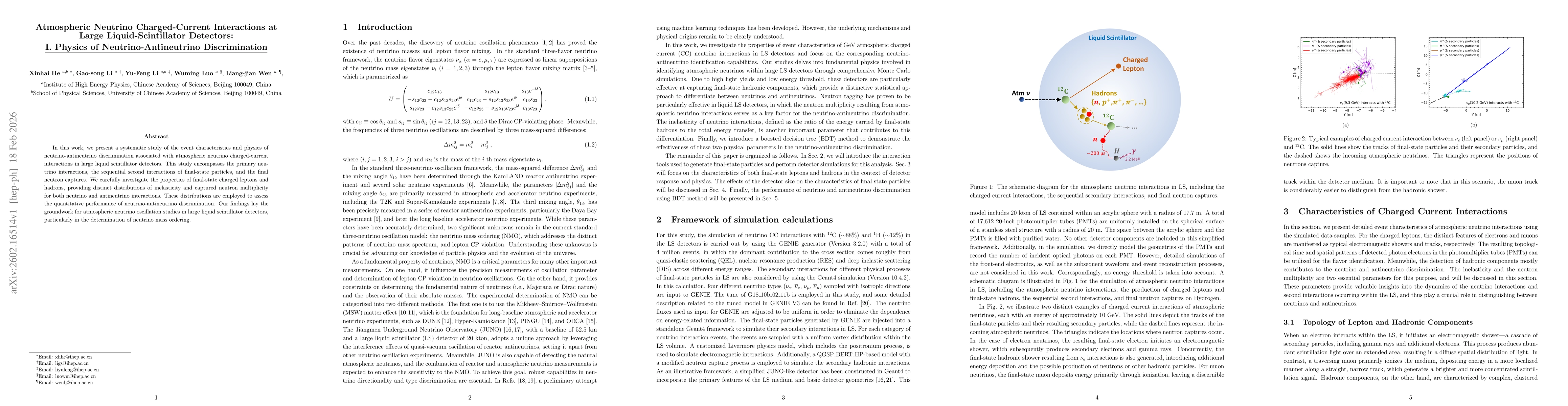 Thumbnail for Atmospheric Neutrino Charged-Current Interactions at Large Liquid-Scintillator Detectors: I. Physics of Neutrino-Antineutrino Discrimination