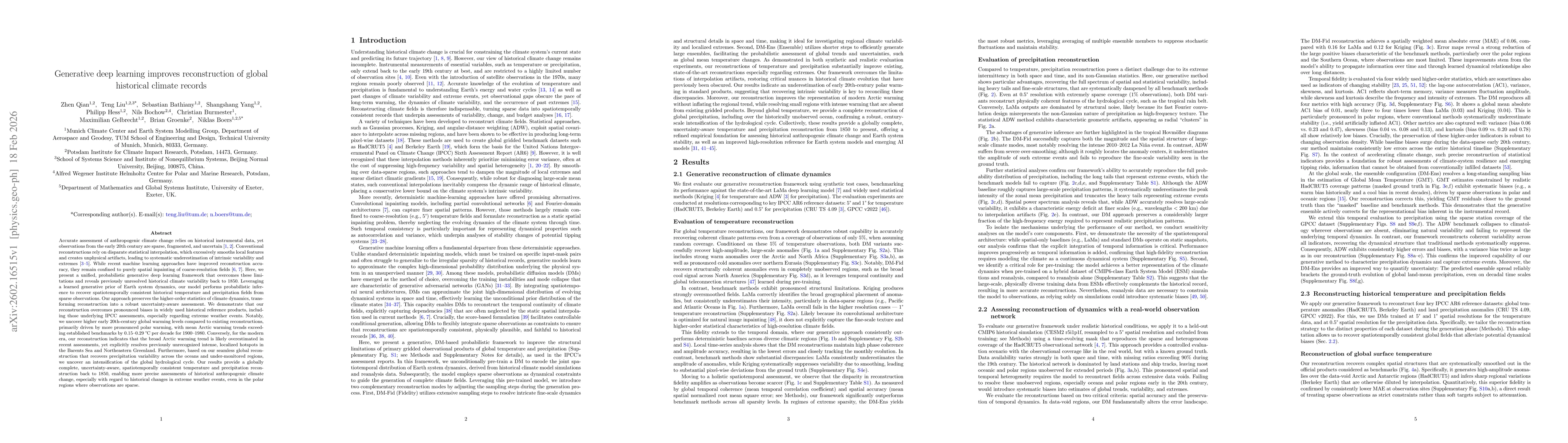 Thumbnail for Generative deep learning improves reconstruction of global historical climate records