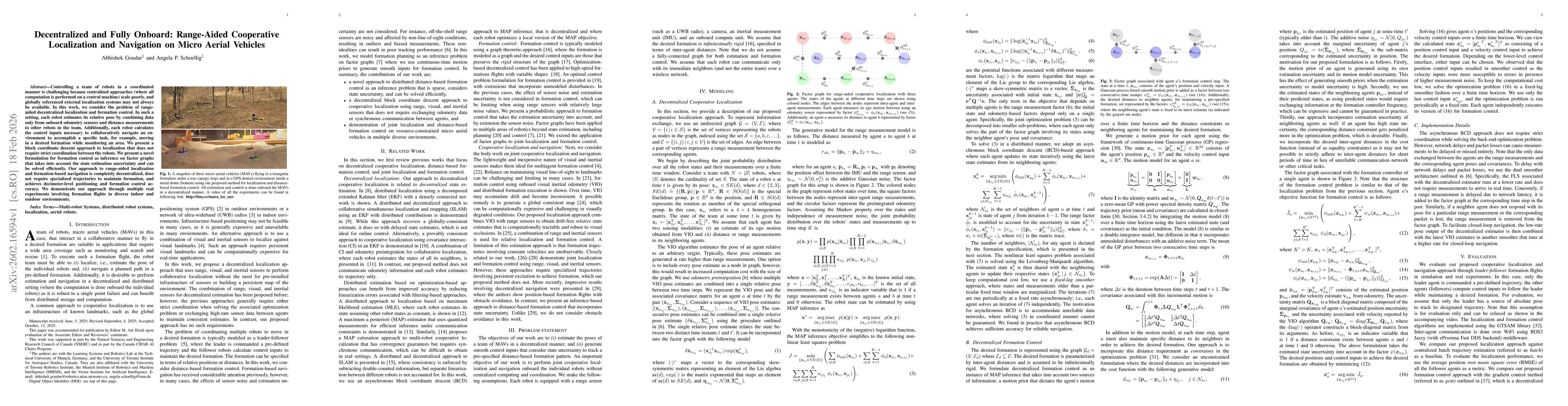 Thumbnail for Decentralized and Fully Onboard: Range-Aided Cooperative Localization and Navigation on Micro Aerial Vehicles