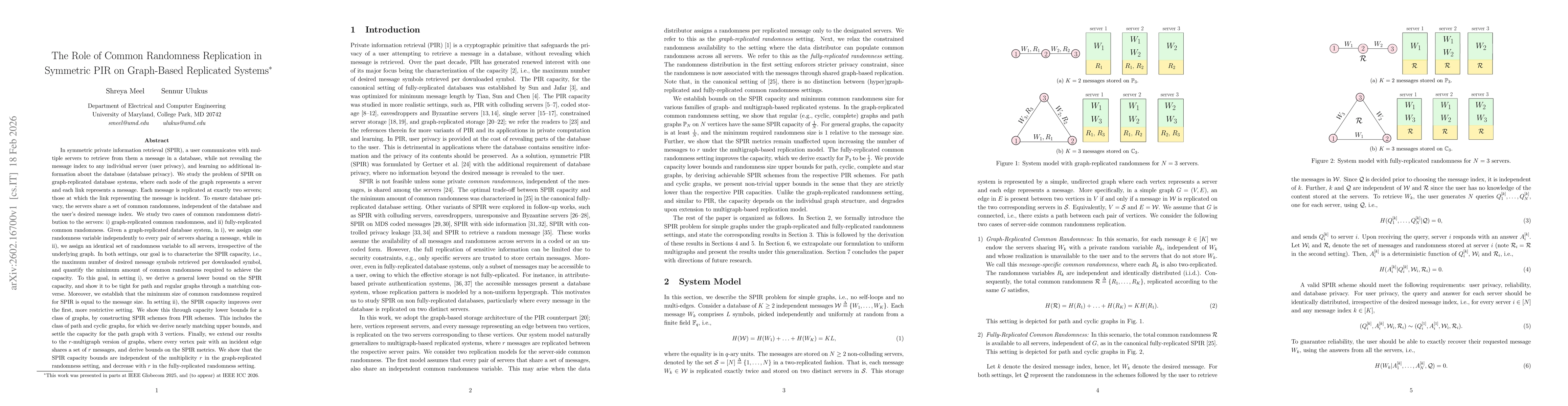 Thumbnail for The Role of Common Randomness Replication in Symmetric PIR on Graph-Based Replicated Systems