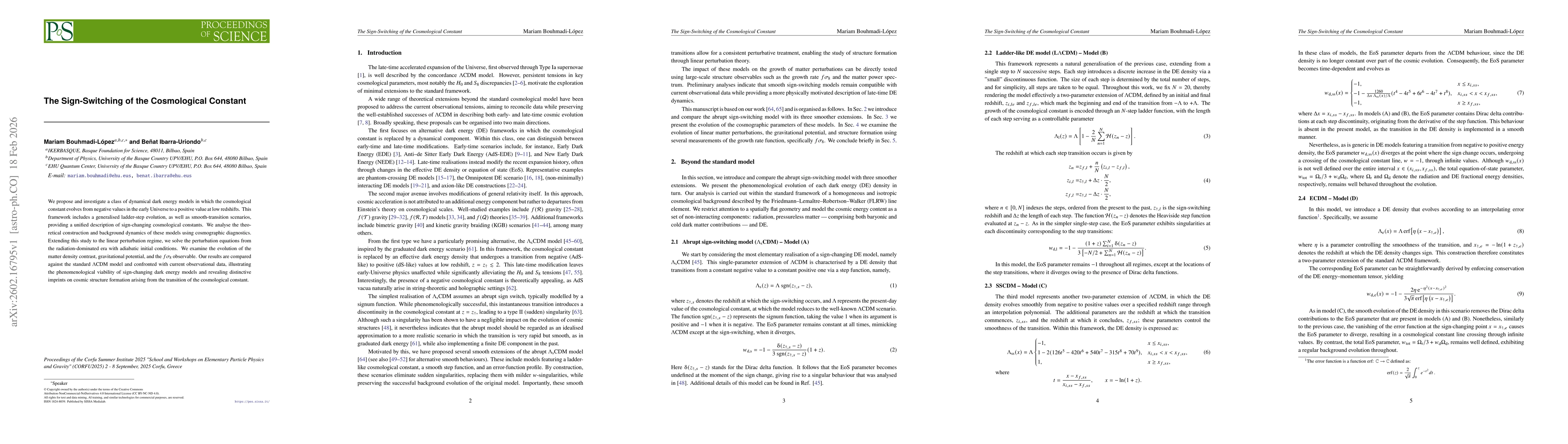 Thumbnail for The Sign-Switching of the Cosmological Constant