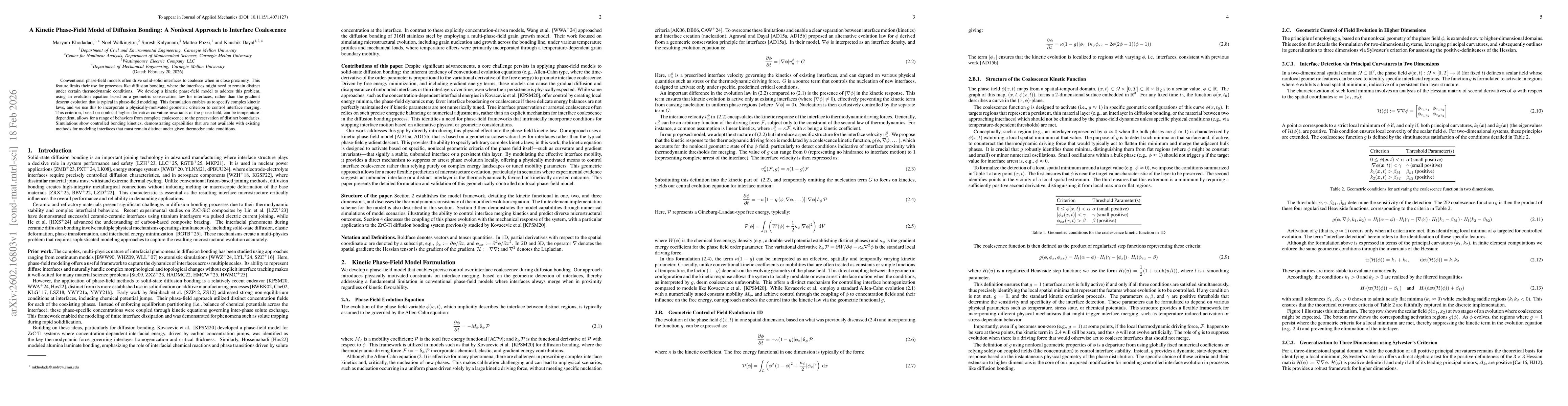 Thumbnail for A Kinetic Phase-Field Model of Diffusion Bonding: A Nonlocal Approach to Interface Coalescence