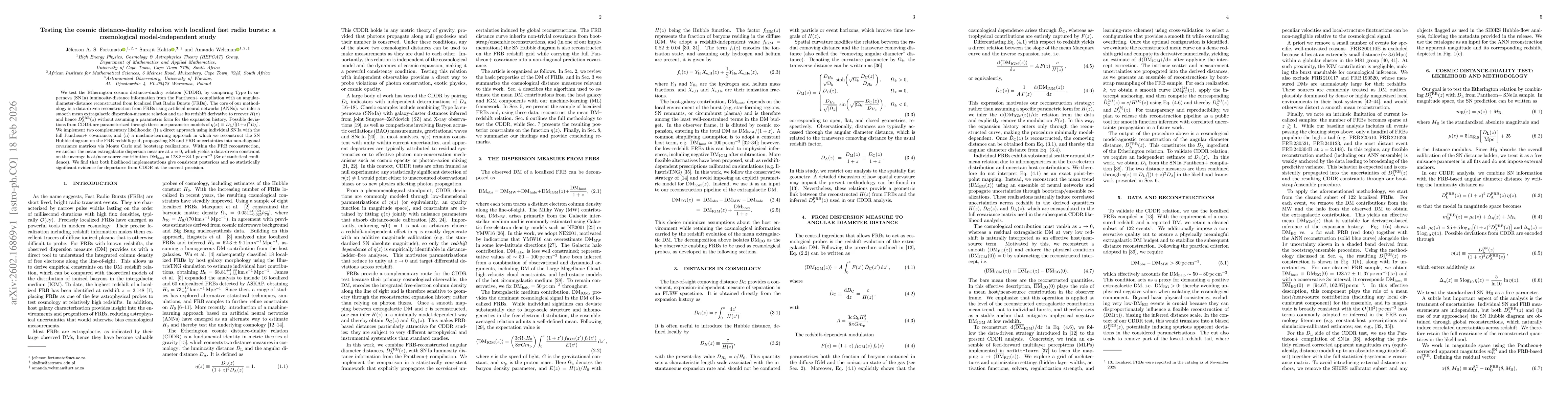 Thumbnail for Testing the cosmic distance-duality relation with localized fast radio bursts: a cosmological model-independent study