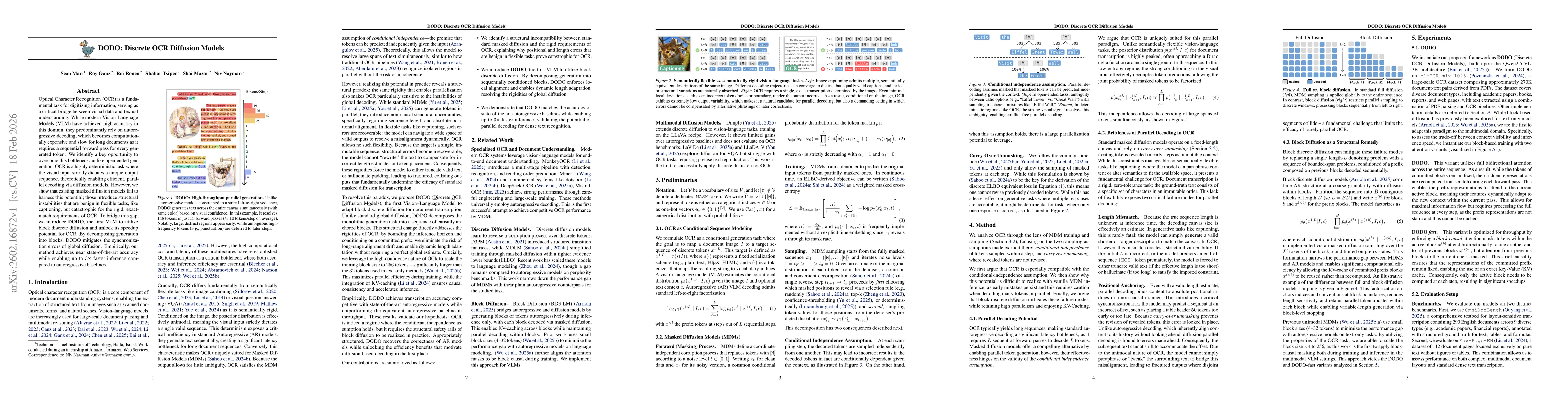Thumbnail for DODO: Discrete OCR Diffusion Models