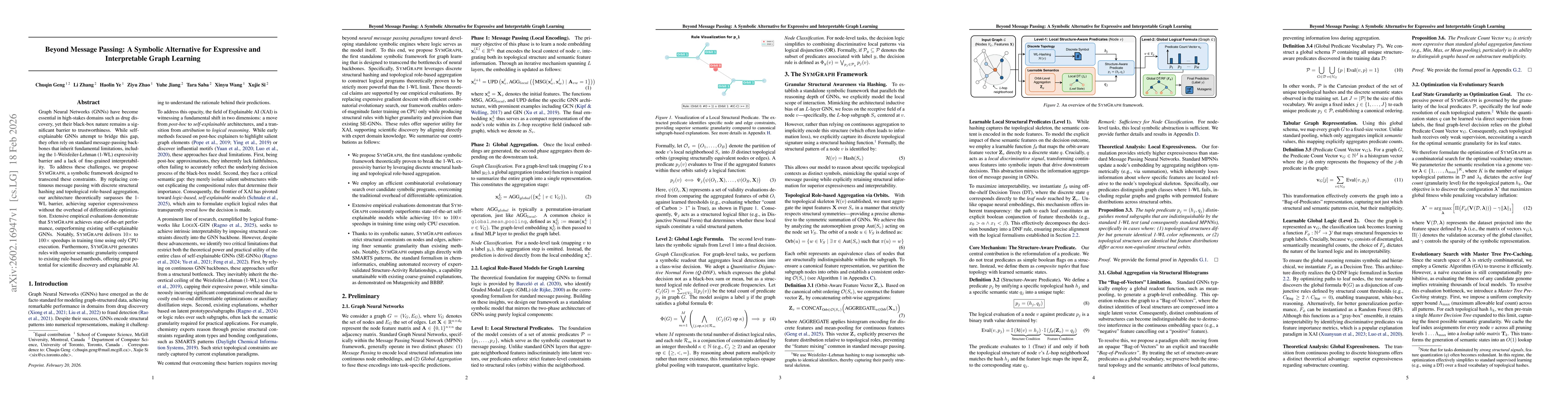 Thumbnail for Beyond Message Passing: A Symbolic Alternative for Expressive and Interpretable Graph Learning