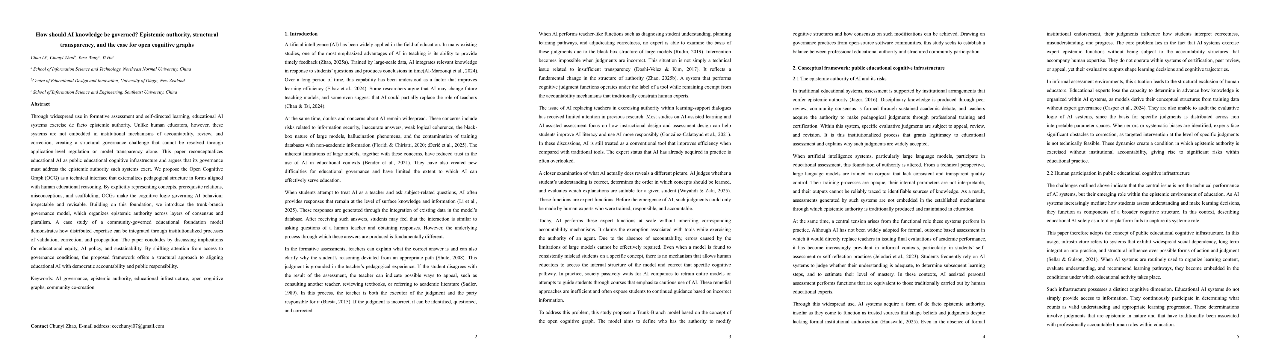 Thumbnail for How should AI knowledge be governed? Epistemic authority, structural transparency, and the case for open cognitive graphs