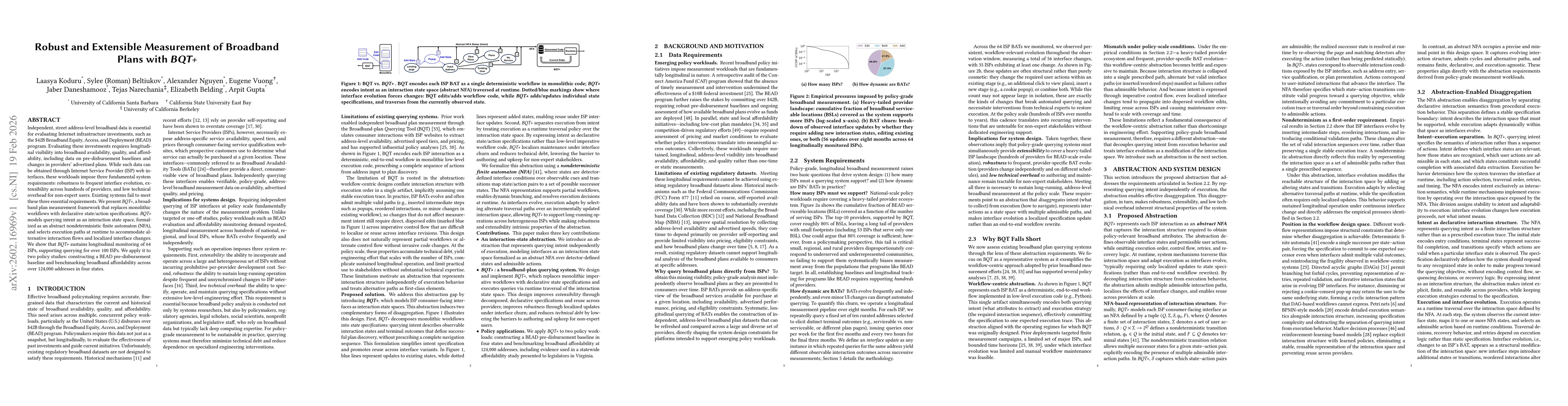 Thumbnail for Robust and Extensible Measurement of Broadband Plans with BQT+