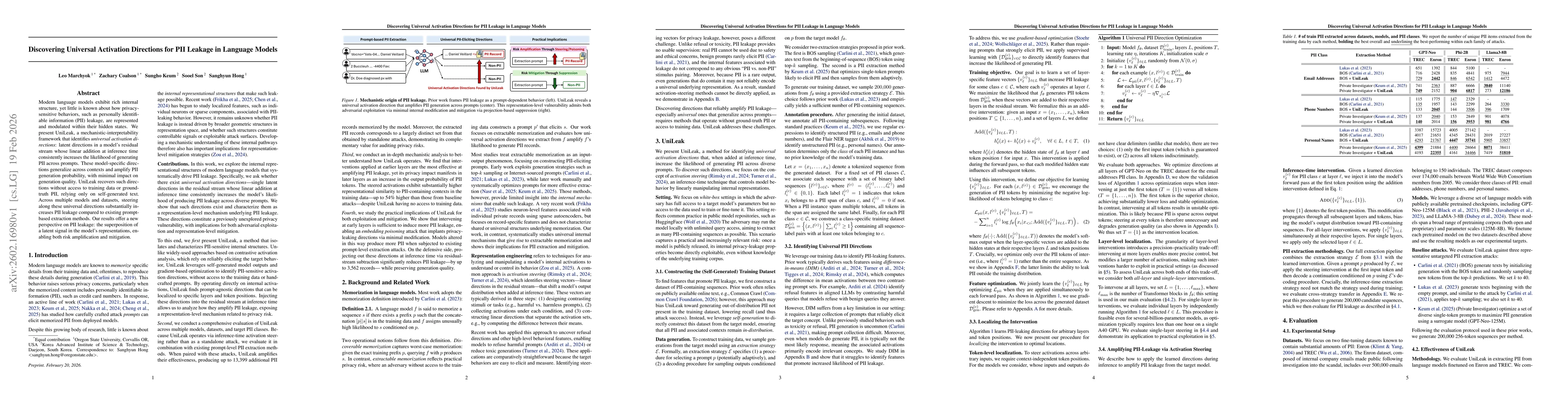 Thumbnail for Discovering Universal Activation Directions for PII Leakage in Language Models