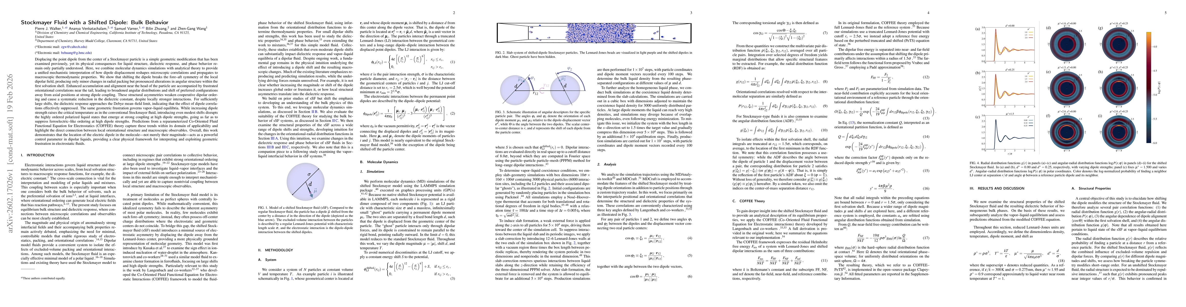 Thumbnail for Stockmayer Fluid with a Shifted Dipole: Bulk Behavior