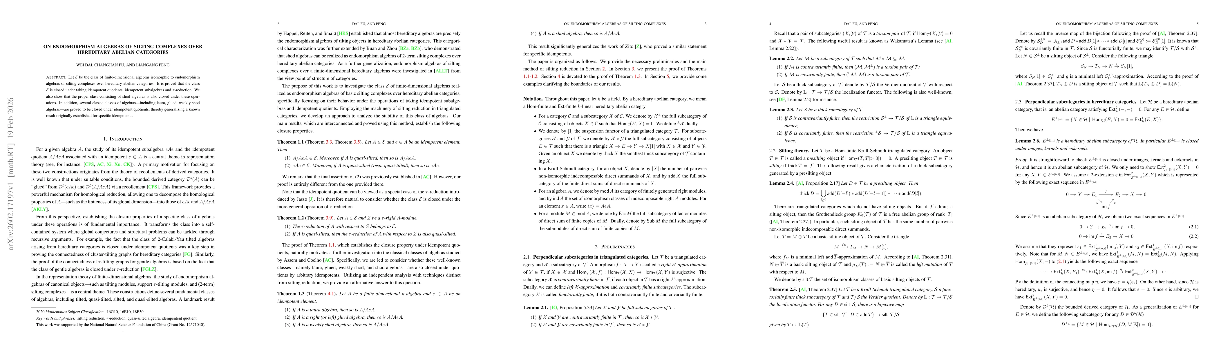Thumbnail for On endomorphism algebras of silting complexes over hereditary abelian categories
