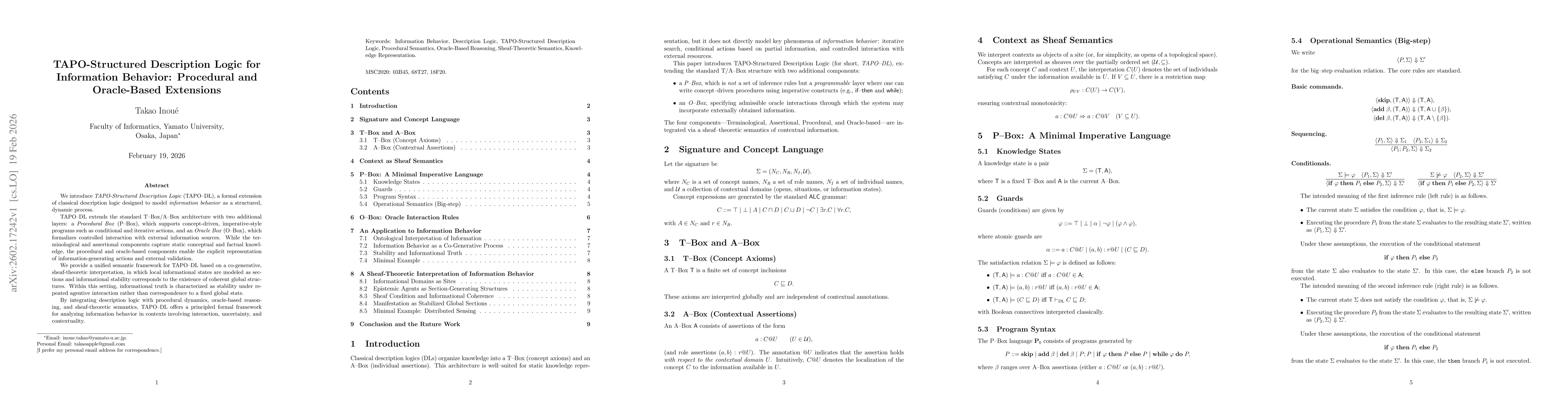 Thumbnail for TAPO-Structured Description Logic for Information Behavior: Procedural and Oracle-Based Extensions
