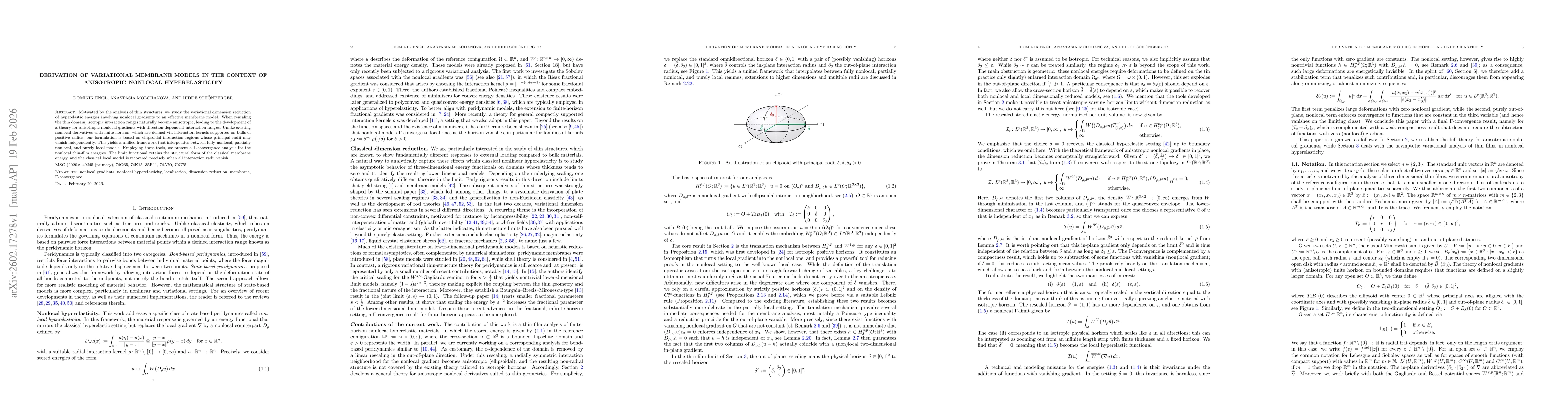 Thumbnail for Derivation of variational membrane models in the context of anisotropic nonlocal hyperelasticity