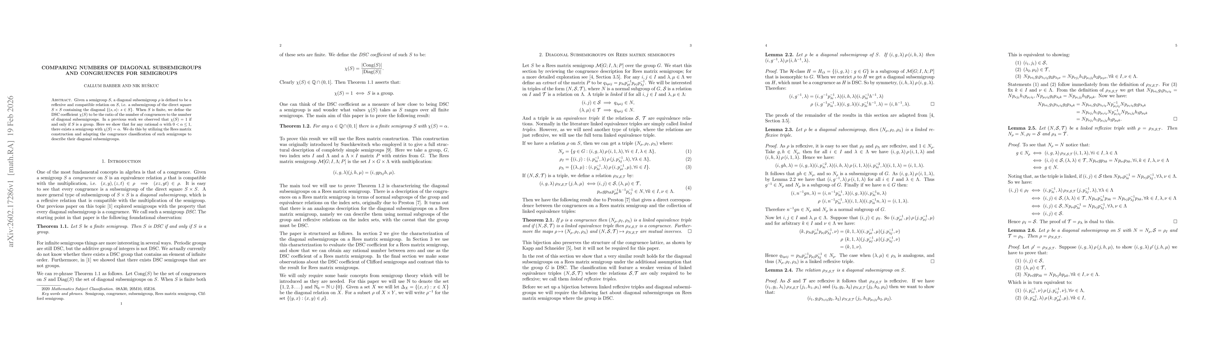 Thumbnail for Comparing Numbers of Diagonal Subsemigroups and Congruences for Semigroups