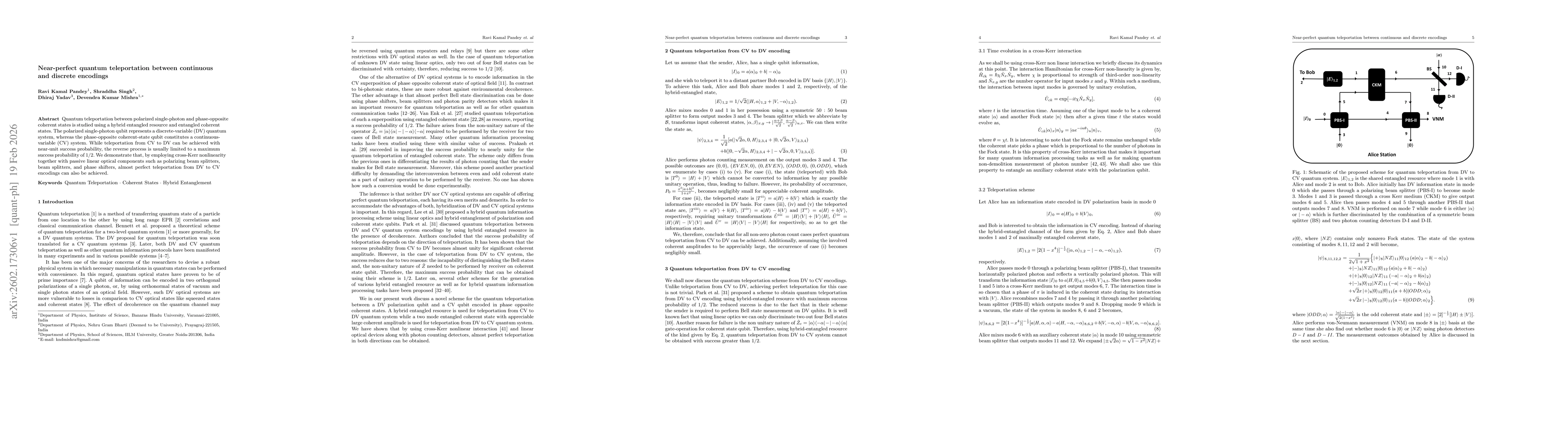 Thumbnail for Near-perfect quantum teleportation between continuous and discrete encodings