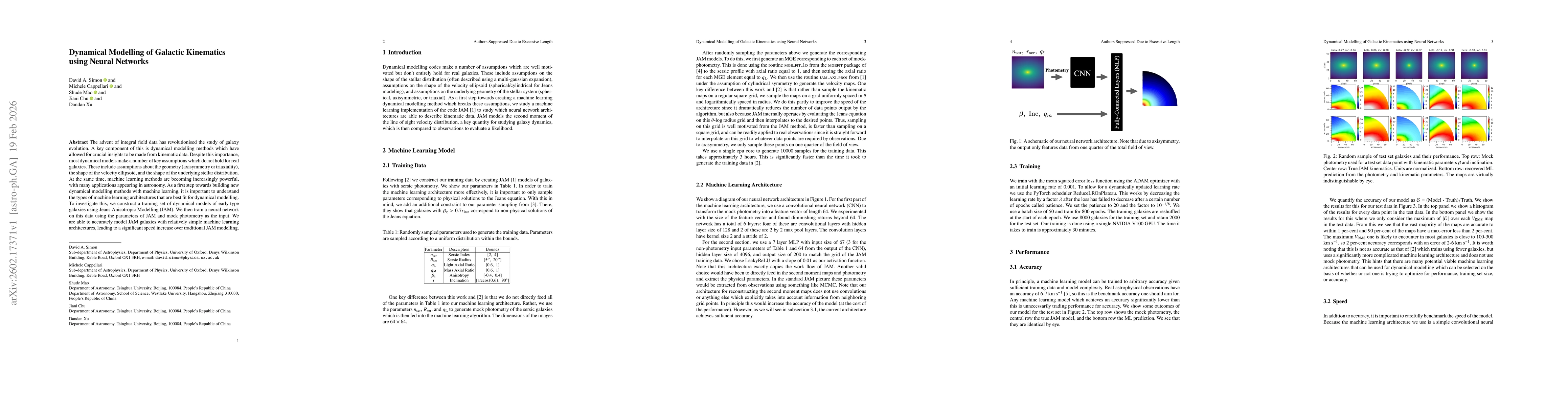 Thumbnail for Dynamical Modelling of Galactic Kinematics using Neural Networks