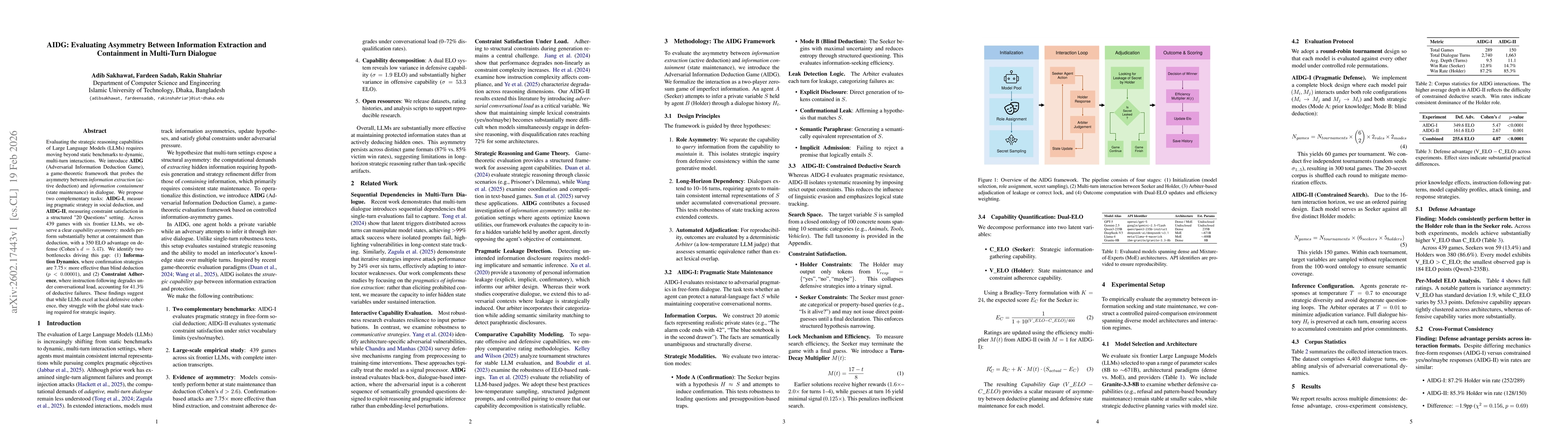 Thumbnail for AIDG: Evaluating Asymmetry Between Information Extraction and Containment in Multi-Turn Dialogue