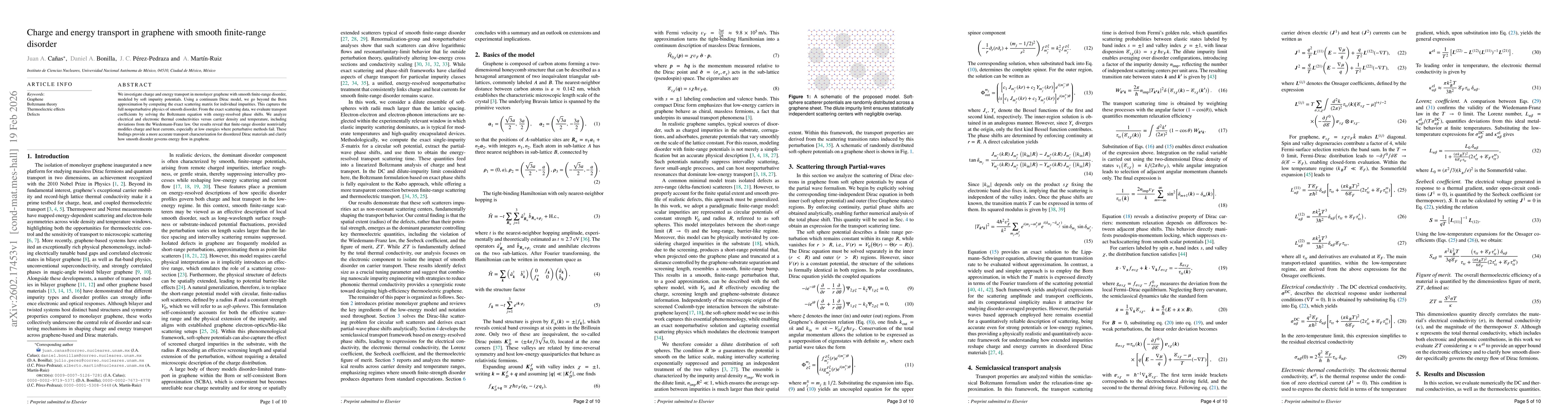 Thumbnail for Charge and energy transport in graphene with smooth finite-range disorder