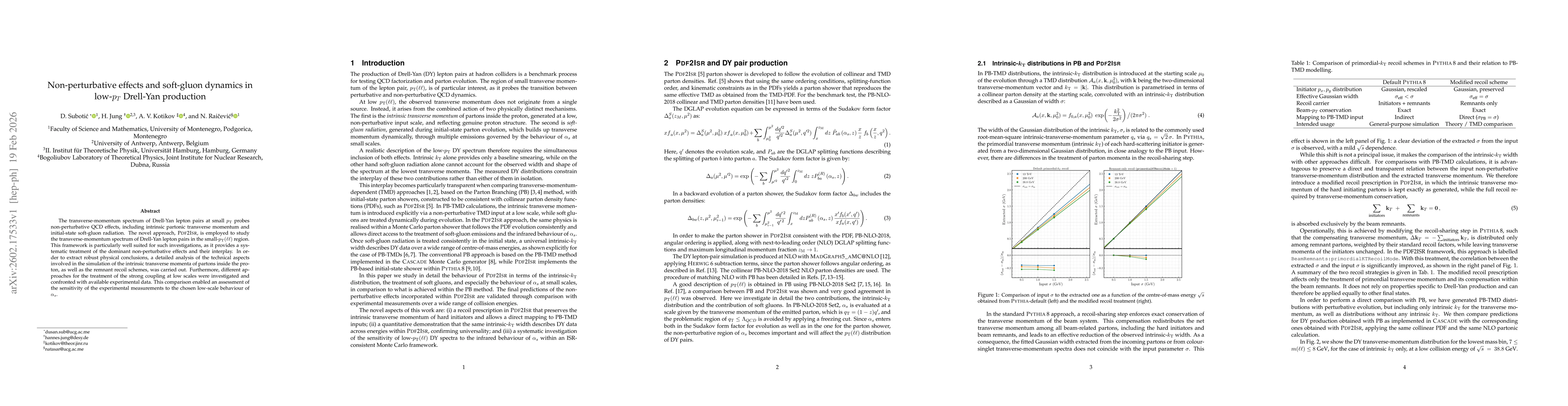Thumbnail for Non-perturbative effects and soft-gluon dynamics in low-$p_T$ Drell-Yan production